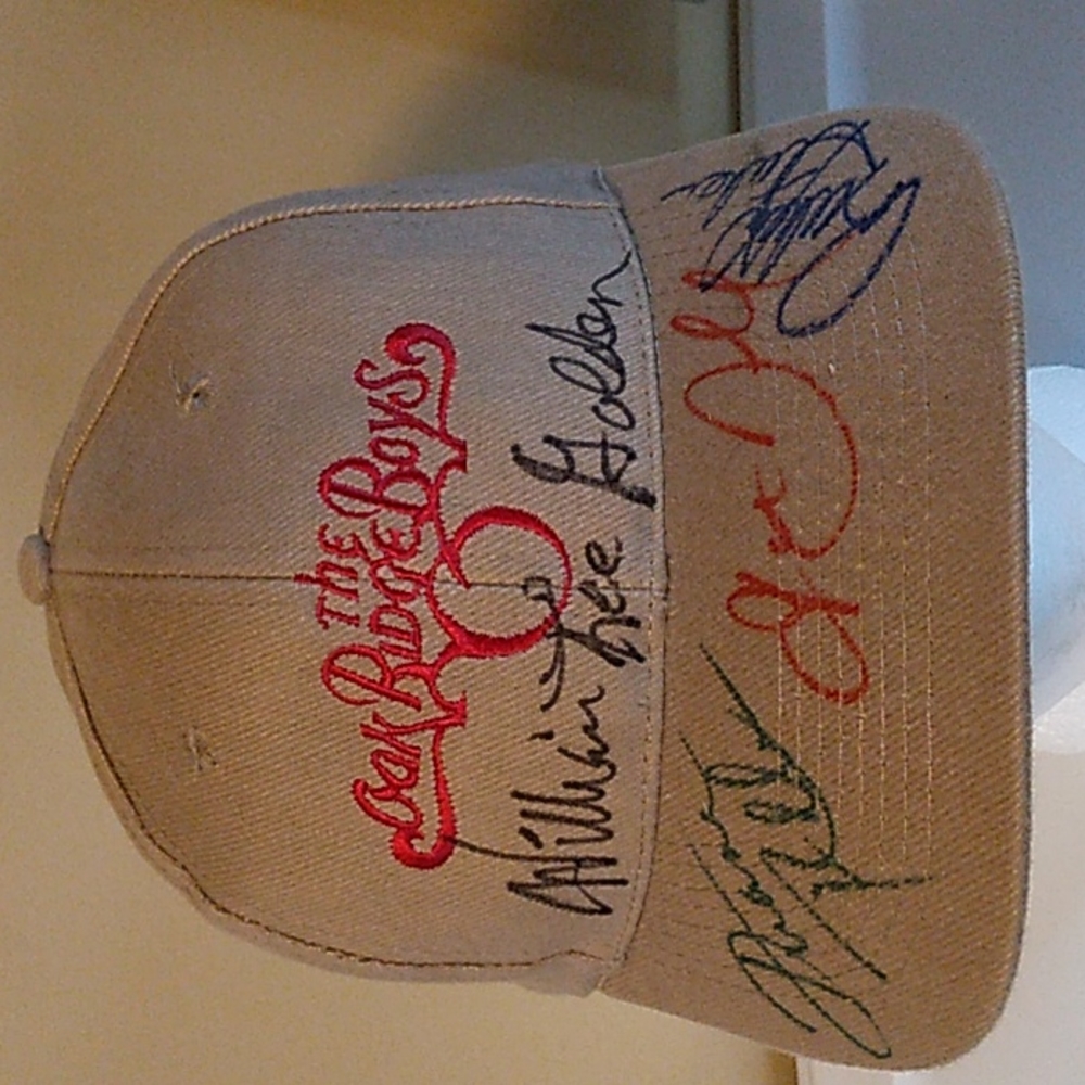 The Oak Ridge Boys Autographed Hat by all FOUR Members